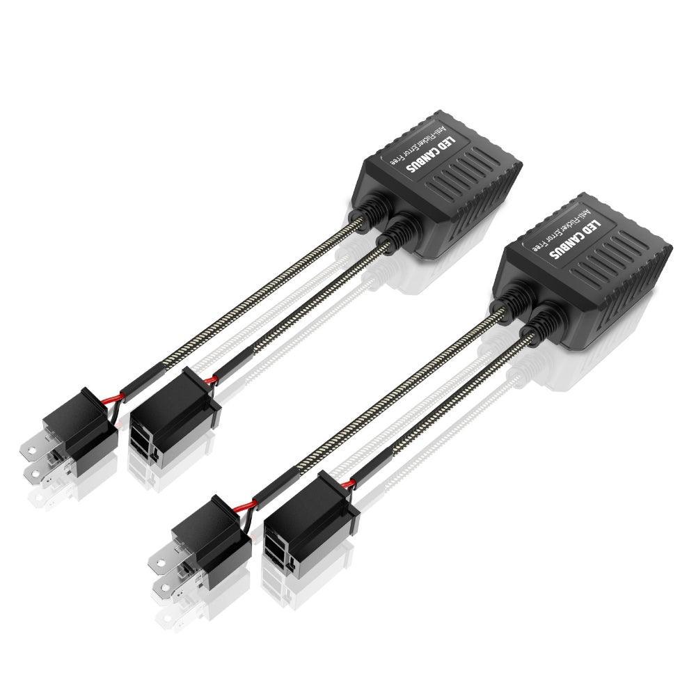 H4/9003 C20-Model Decoder-Pro Enhanced Ampoules de phare LED Canbus Decoder Harness Resistor Conversion Kit 2pcs/set – vue 2