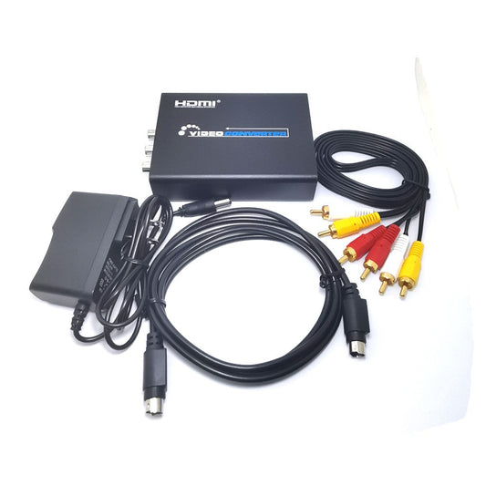 Convertisseur RCA CVBS AV vers HDMI vidéo HD AV + s-vidéo vers HDMI ConverterSwitch 1080P – vue principale