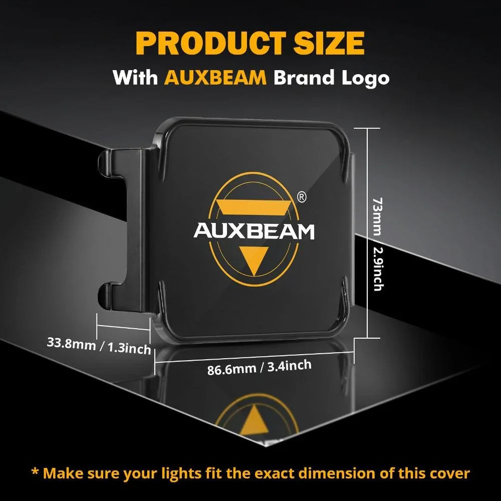 3 Inch LED Driving Light cache de protection noir – vue 7