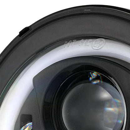 Upgraded RGB 9″ phares + 4″ antibrouillards Combo pour Jeep Wrangler JL avec commande par application – vue 11 – NOVADOMIO