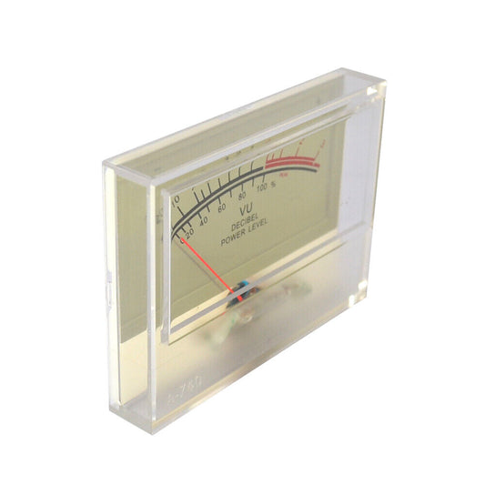 Panneau SD-740 VU mètre 510uA 650Omega 80x60 mm, lampe ambre 12 V, 1 pièce – vue 2