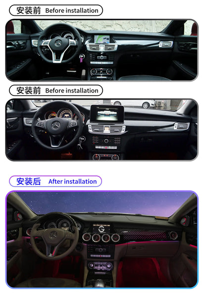 Kit LED d’ambiance Mercedes CLS W218 2012–2017 – tweeters rotatifs – photo 2