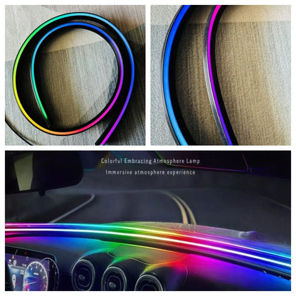 Bande LED d’ambiance universelle – fibre optique, commande par application – photo 4