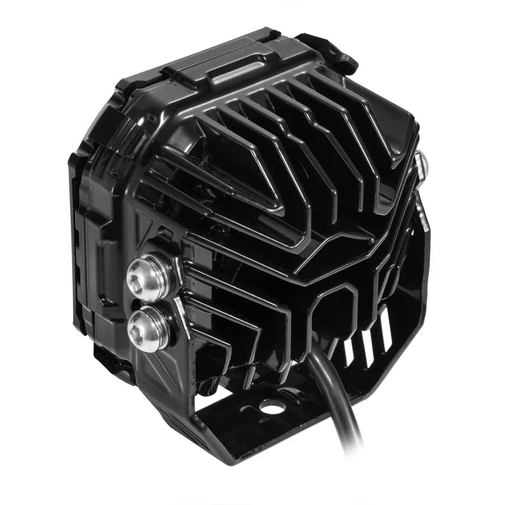 CUBE-Z série 4 Inch Projecteurs LED compacts cache de protection noir – vue 4