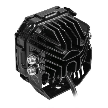 CUBE-Z série 4″ Projecteurs LED compacts cache de protection noir – vue 4 – NOVADOMIO