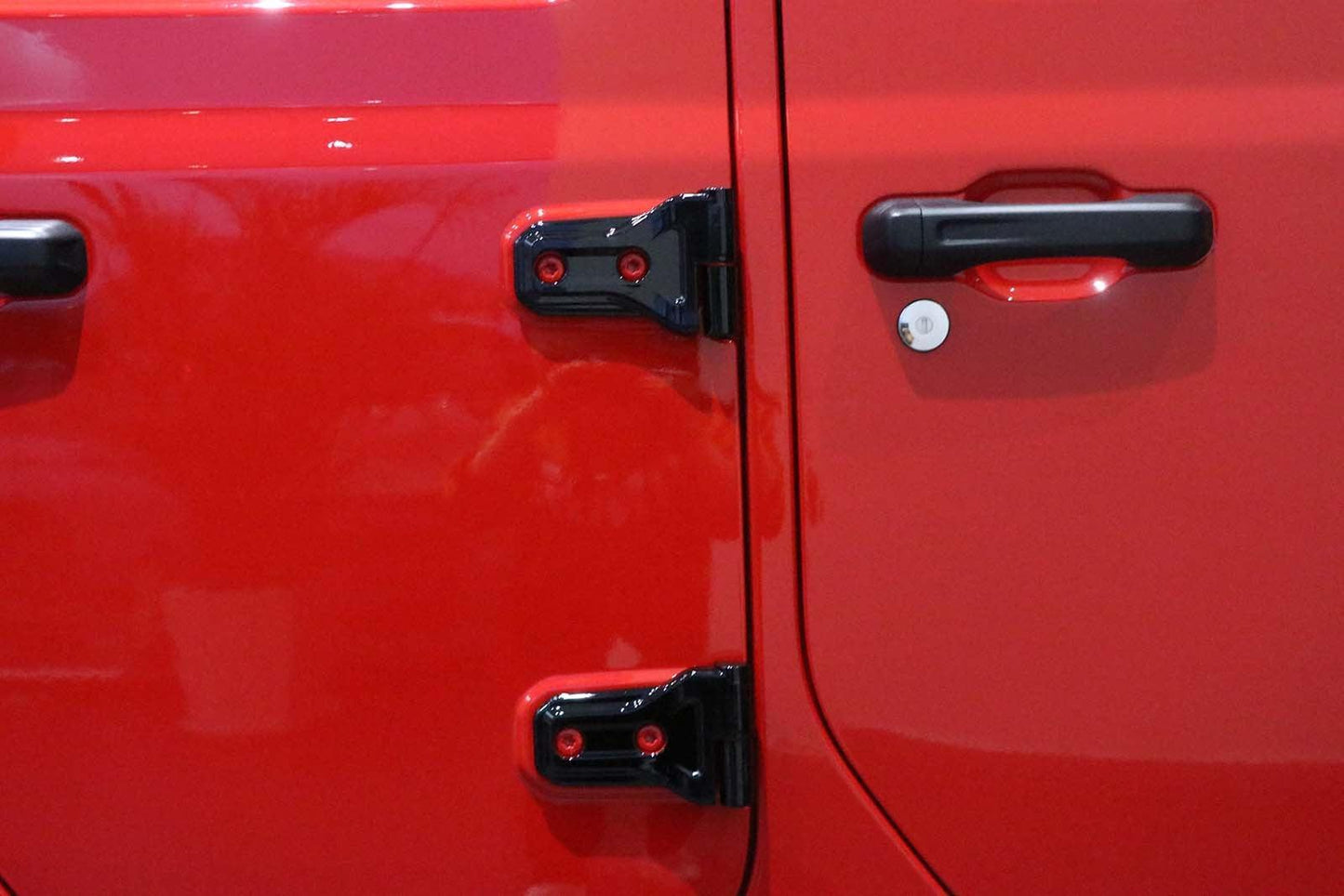 (8pcs/set) Door Hinge Shell pour Jeep Wrangler JL 2018-2022 (noir/ rouge/ Silver) – vue 8