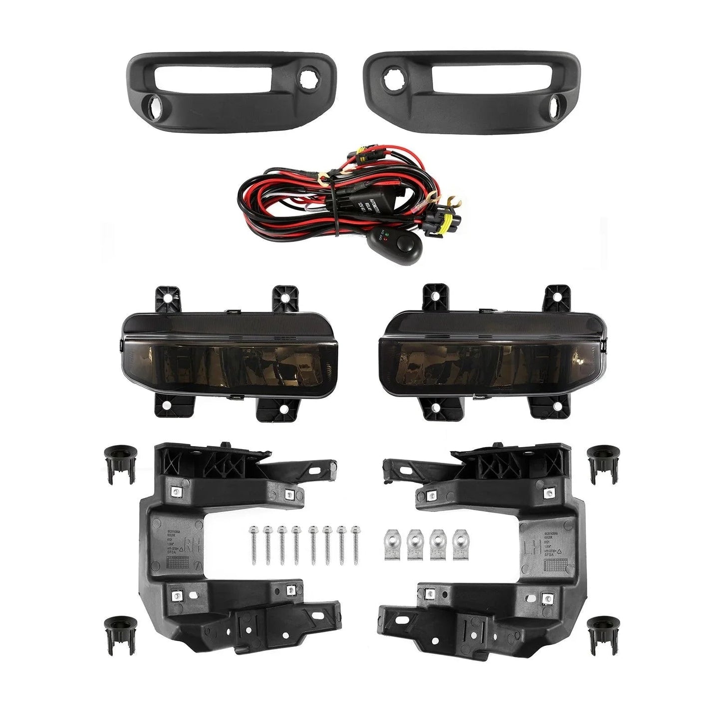 LED Fog Light Set Bumper Driving Light Replacement pour Dodge Ram 1500 2019 2020 2021 2022 – vue 6