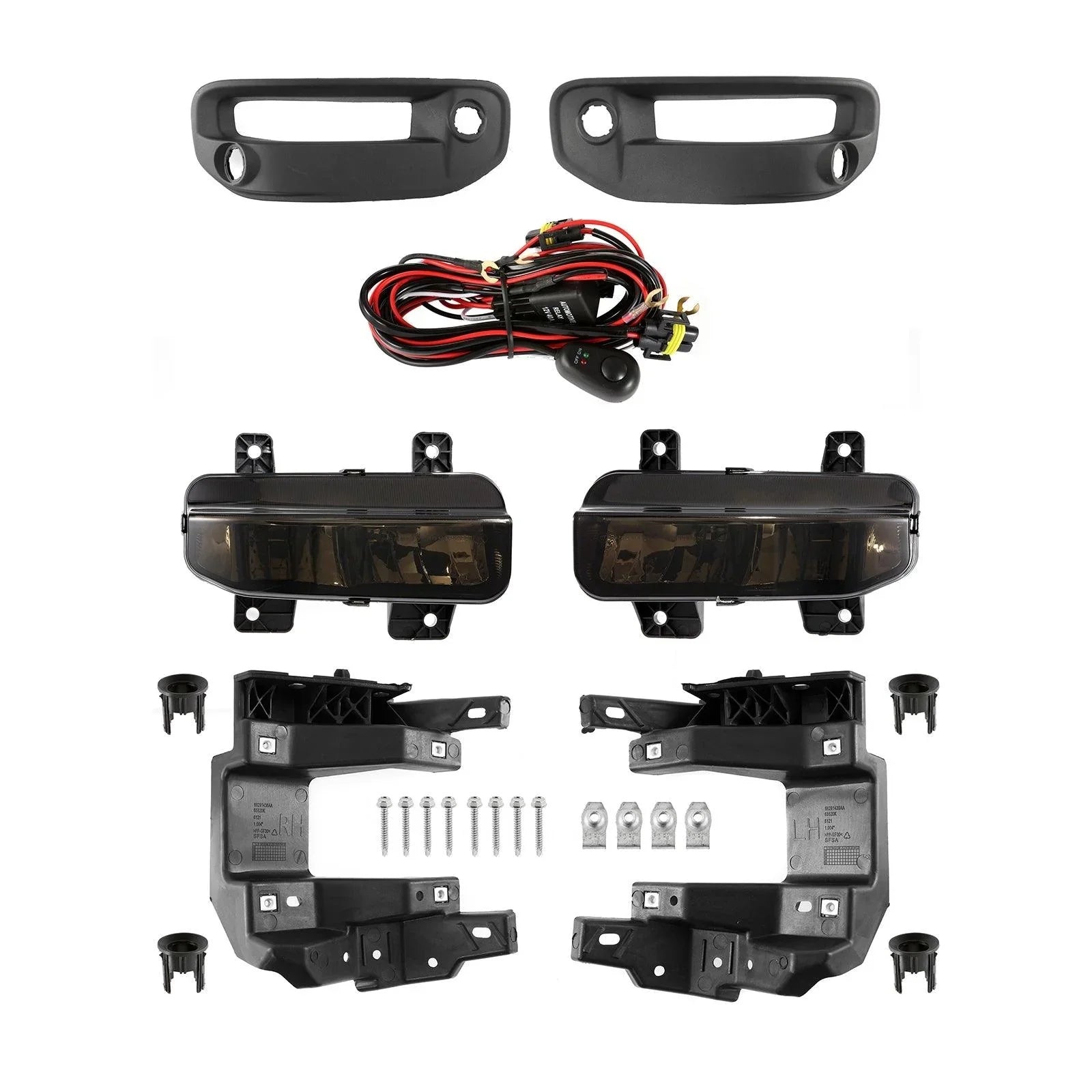 LED Fog Light Set Bumper Driving Light Replacement pour Dodge Ram 1500 2019 2020 2021 2022 – vue 6