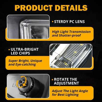 45 W LED antibrouillards avec DRL pour 2016–2018 Chevrolet Silverado 1500 – vue 6 – NOVADOMIO