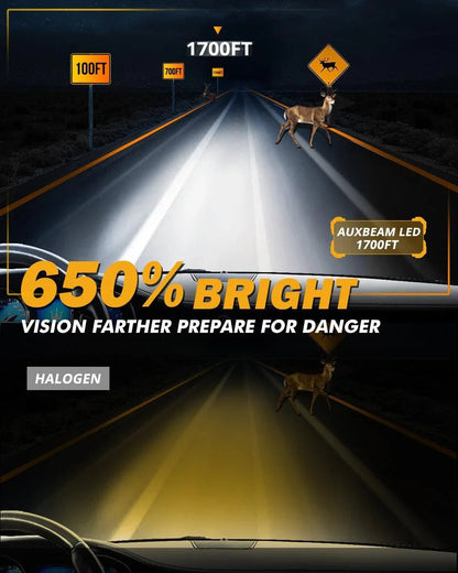 pour 2005-2010 Ford F-250 Super Duty H13 Ampoules de phare LED – vue 4 – NOVADOMIO