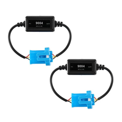 9004/HB1 C10-MODEL Enhanced Ampoules de phare LED CAN-bus Decoder anti-scintillement Hyper Flash No Warning Harness Resistor