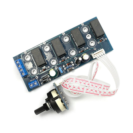 Panneau de sélection de commutateur d'entrée Audio, AC12 V, quatre choix, 112x45MM – vue principale