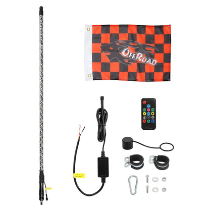 3FT/4FT RGB LED fouet LED avec télécommande+fouet LED supports de montage pour UTV, ATV, véhicule tout-terrain – vue 20