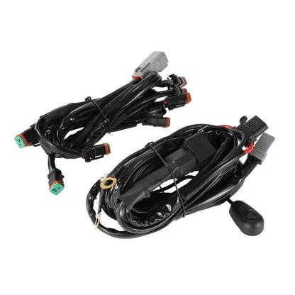 8 Projecteurs LED compacts kit faisceau d’alimentation avec connecteur DT 2 broches – vue 3 – NOVADOMIO