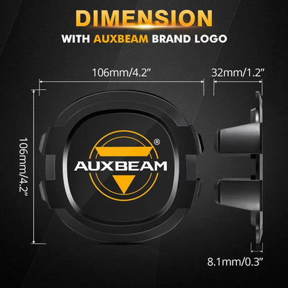 4″ rond Projecteurs LED compacts cache de protection noir – vue 8 – NOVADOMIO