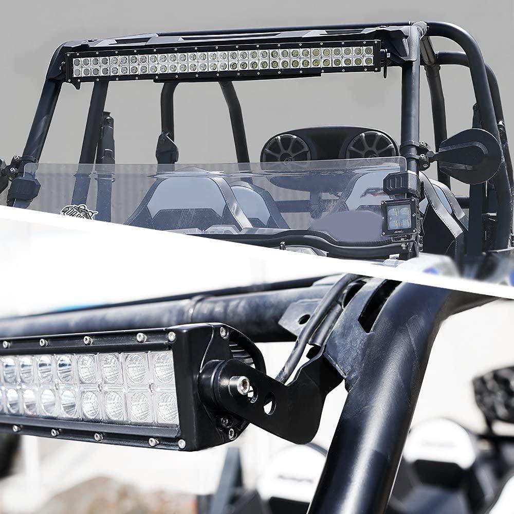 30''-32'' Straight/Curved Barres LED Mounting Bracket Fit pour UTV 2013-2021 Polaris RZR XP1000 & 2015-2021 RZR 900 S900 S10…