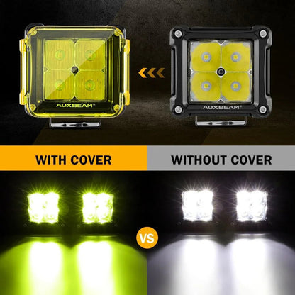3″ 40 W projecteurs LED compacts Spot/Flood cadre multicolore avec faisceau électrique pour Jeep – vue 13 – NOVADOMIO