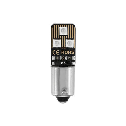10 pièces bleu éclairage BA9S BA9 1895 1891 53 57 ampoules LED pour automobile intérieur plafonnier lecture plaque
