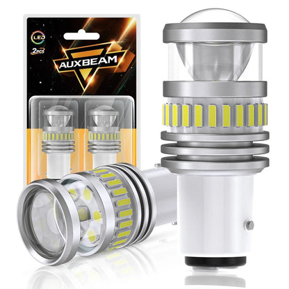 1157 BAY15D Ampoules LED pour recul, clignotants, stop et feux arrière 11W 4000LM 6500K blanc B1 série – 2 ampoules – vue 9