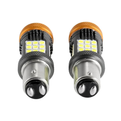 Lot de 2 🆕1157 BAY15D 1156 BA15S BAU15S blanc orange rouge CAN-bus anti-erreur sans hyper-clignotement LED clignotant DRL feu