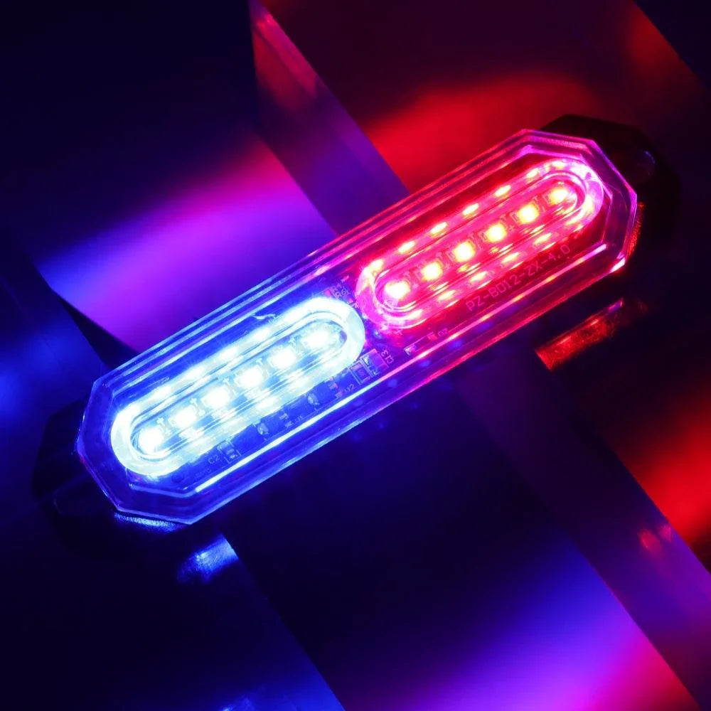 (4PSC/SET) 12LED Emergency Surface Mount Grill feu à éclats pour Trucks Vehicles ATV RV Cars Van – vue 7
