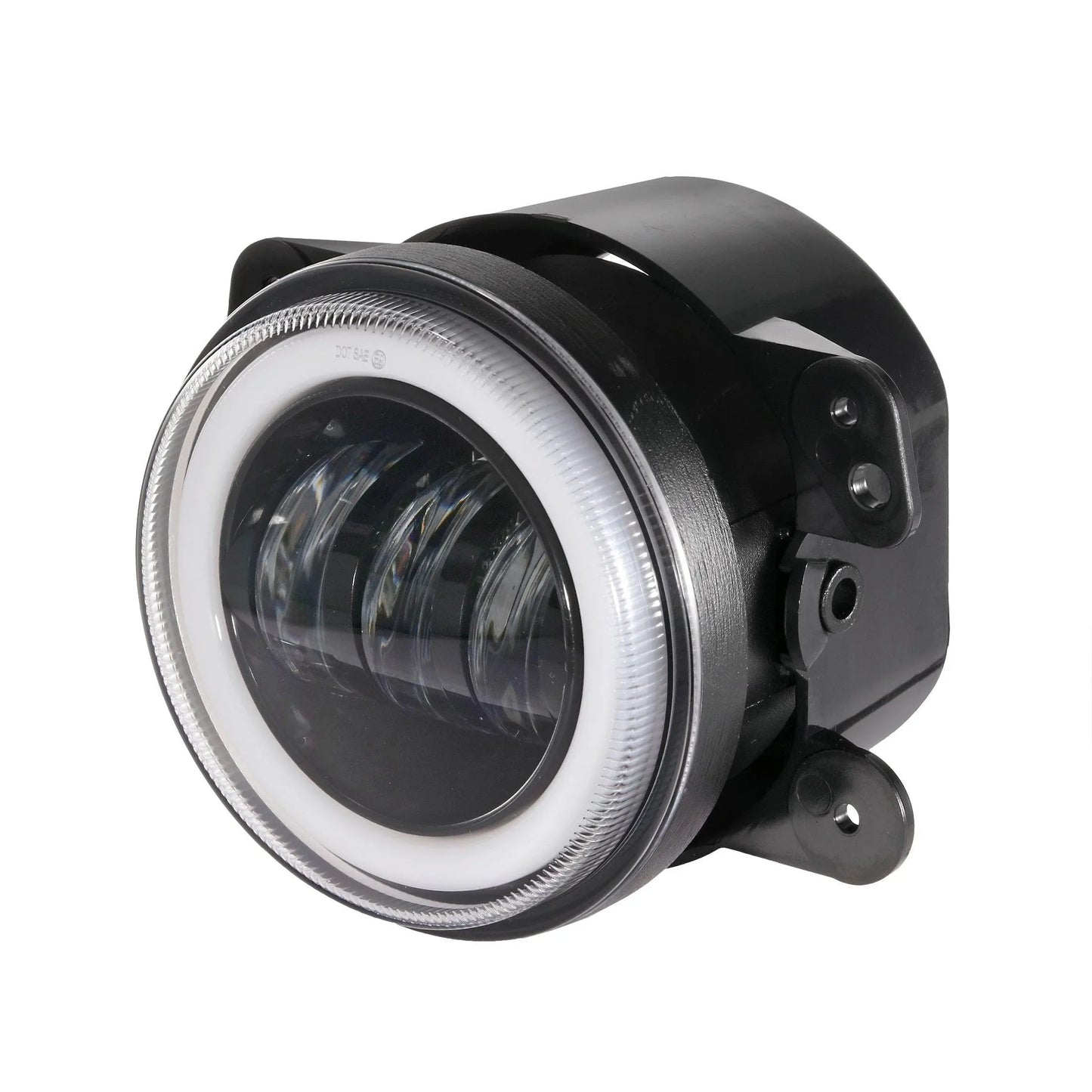 (2pcs/set) 4 Inch LED Fog Lights avec RGB Halo Ring & clignotant Light, Bluetooth Control pour Jeep Wrangler JK 2007-2017 –…