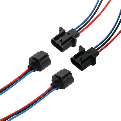 H13 LED phare Socket Male & Female Adapter faisceau électrique Connector pour phare/antibrouillard lot de 2 – NOVADOMIO