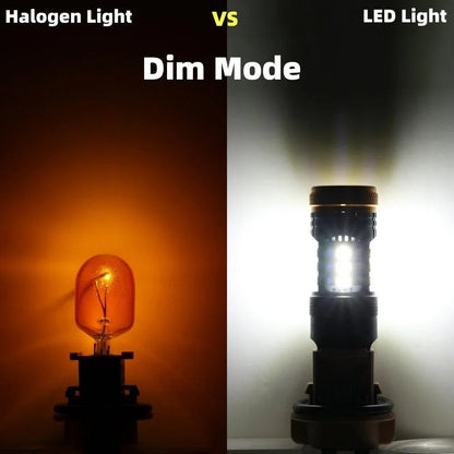 T20 7443 7440 Ampoules LED pour recul, clignotants, stop et feux arrière 56 W 600% haute luminosité sans erreur CAN-bus 6 500
