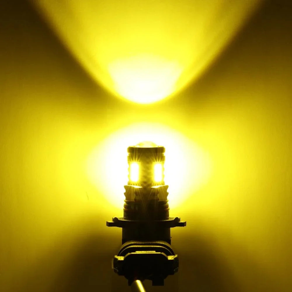 🔥(2pcs/set) Y2 série 3-Sides blanc froid/Yellow LED Fog Light/DRL – vue 5