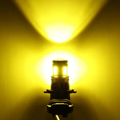 Lot de 2 Y2 série 3-Sides blanc froid/jaune LED antibrouillard/DRL – vue 5 – NOVADOMIO