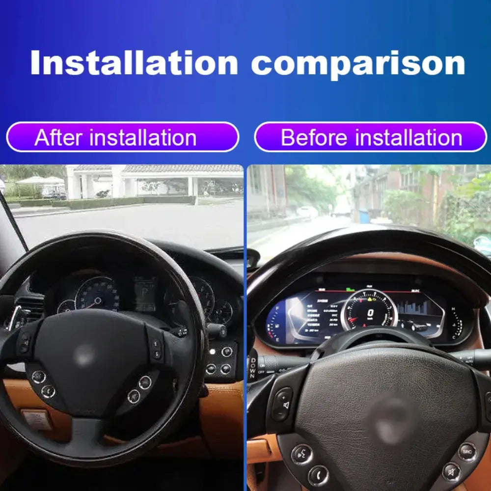 Virtual Cockpit Maserati GranTurismo GT / GranCabrio GC / Quattroporte 2004-2018 LCD 12,3″ – NOVADOMIO