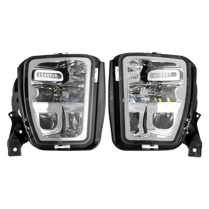 Lot de 2 36 W LED antibrouillards pour Dodge Ram 1500 2013 2014 2015 2016 2017 2018 (chromé) – vue 9 – NOVADOMIO
