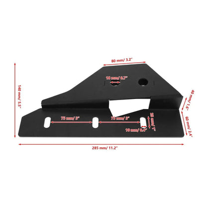 3″ 20 W Flood projecteurs LED compacts avec avant pare-chocs antibrouillard supports de montage pour Ford Bronco 2021 2022