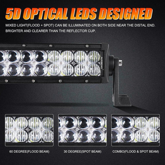 42″ 5D série droit Barres LED & automobile Roof pare-brise Barres LED support de montage pour Ford Bronco 2/4 portes 2021