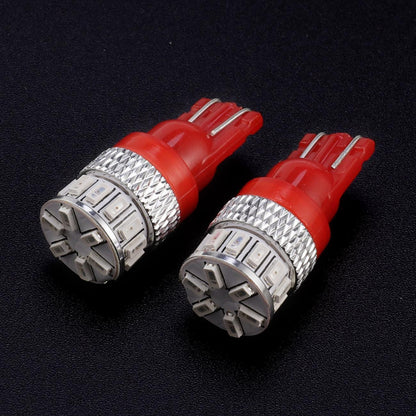 168 2825W5W T10 Ampoules LED pour plaque, feux latéraux et intérieur 4 W 300% haute luminosité sans erreur CAN-bus rouge – 2