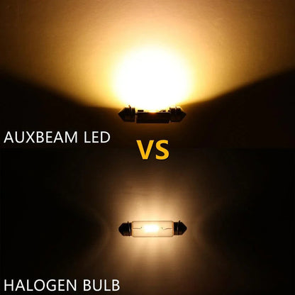 Lot de 2 bicolore à commutation 31 mm/36 mm/39 mm/41 42 mm 1860CSP 6 500 K blanc froid& 5 000 K Natural blanc LED Festoon