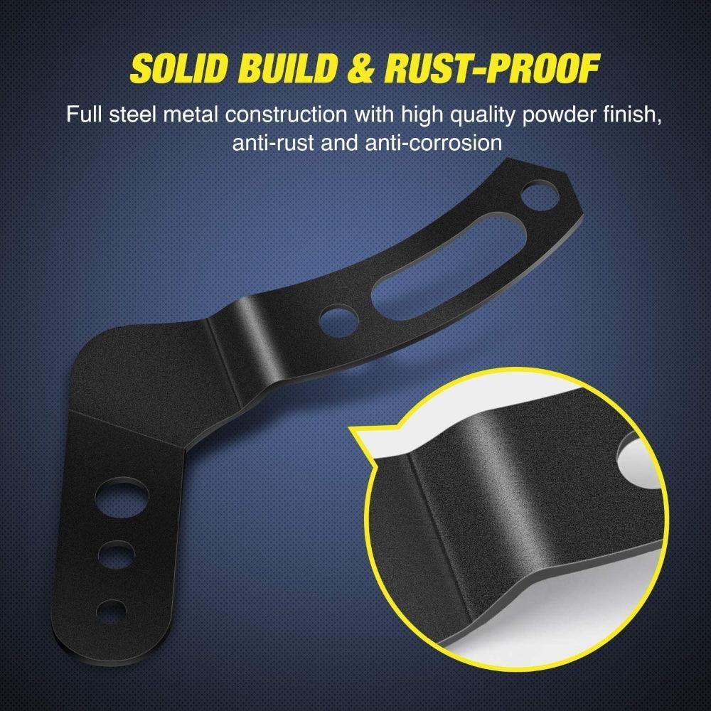 30''-32'' Straight/Curved Barres LED Mounting Bracket Fit pour UTV 2013-2021 Polaris RZR XP1000 & 2015-2021 RZR 900 S900 S10…
