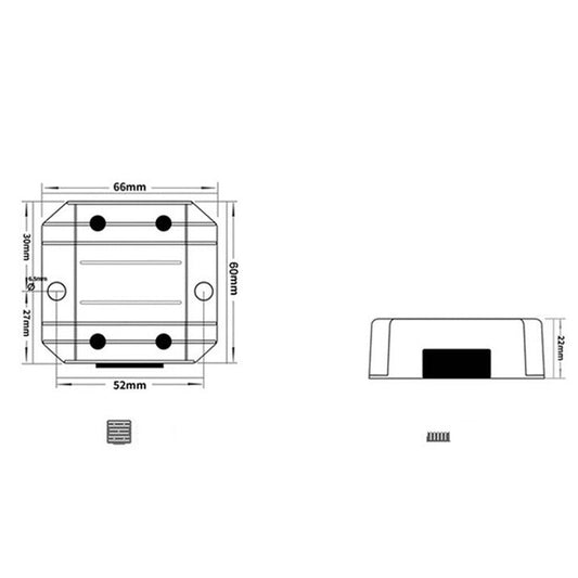 Convertisseur de puissance pour affichage de voiture LED 12 V à 5 V 24 V à 5 V, module abaisseur DC-DC 5A10 A – vue 2