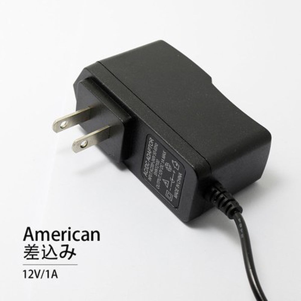 Alimentation électrique à interrupteur, adaptateur secteur 12 V, 1 A, prise standard américaine – vue principale