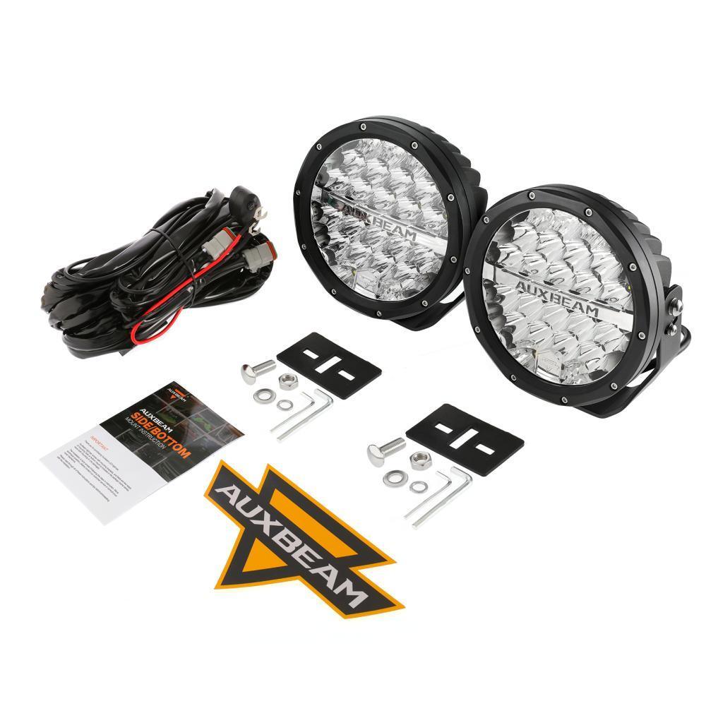 (2pcs/set) 7 Inch 240W Round Offroad LED Driving Lights avec DRL+orange/noir Covers(Optional) pour SUV ATV UTV Trucks Pickup…