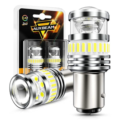 1157 BAY15D Ampoules LED pour recul, clignotants, stop et feux arrière 11W 4000LM 6500K blanc B1 série – 2 ampoules – vue 10