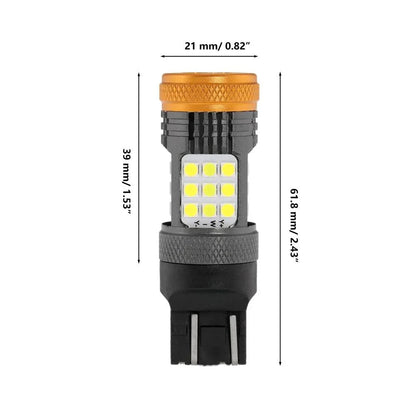 T20 7443 7440 Ampoules LED pour recul, clignotants, stop et feux arrière 56 W 600% haute luminosité sans erreur CAN-bus 6 500