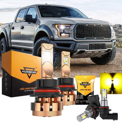 Kit d’ampoules LED feux de route/croisement F-16 Plus série CAN-bus intégré 14 000 lm pour Ford F250 Super Duty (avec phares