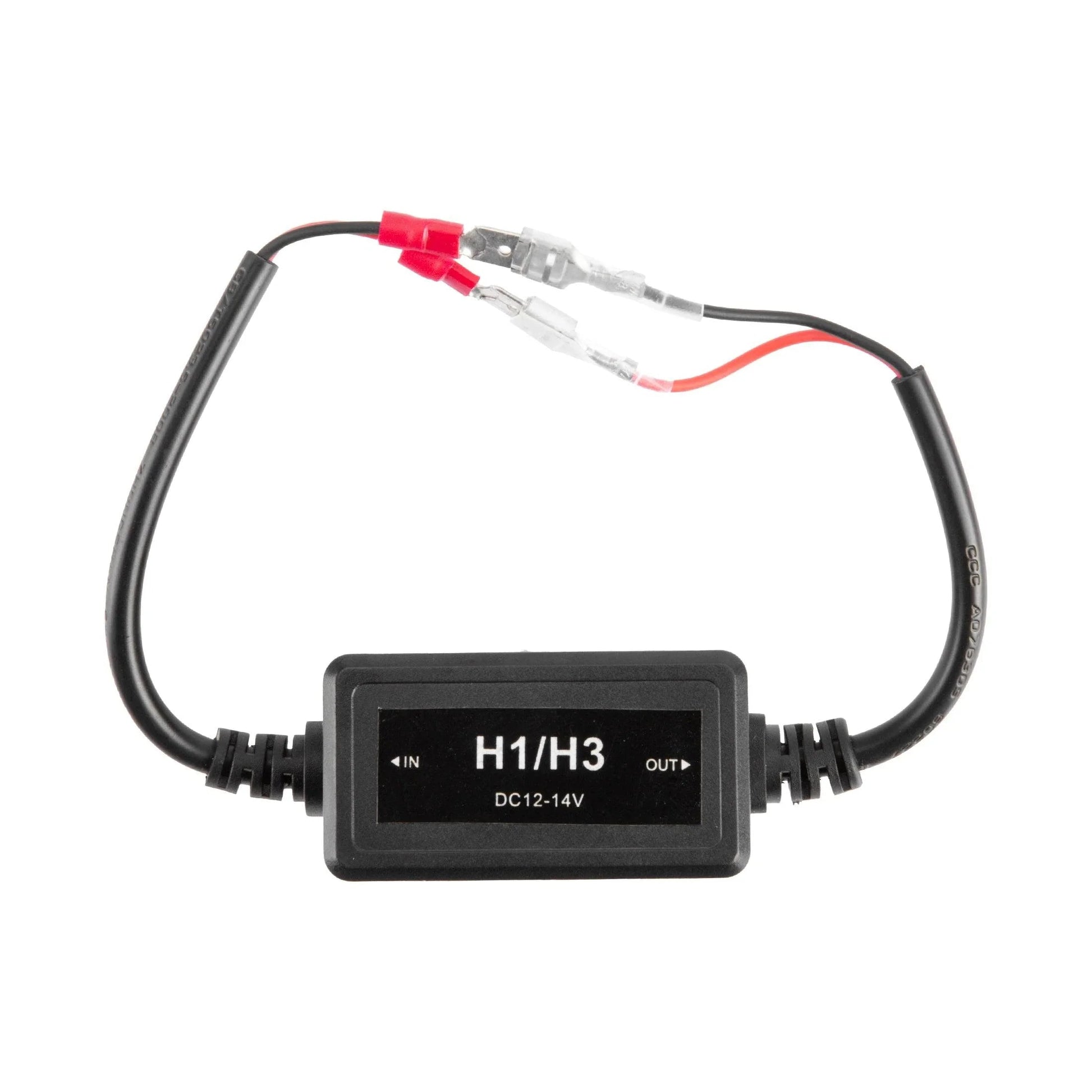 H1/H3 C10-Model Enhanced Ampoules de phare LED Canbus Decoder Anti-flicker Hyper Flash No Warning Harness Resistor Conversio…