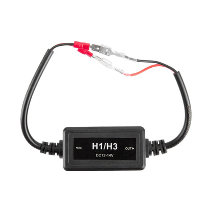 H1/H3 C10-Model Enhanced Ampoules de phare LED CAN-bus Decoder anti-scintillement Hyper Flash No Warning Harness Resistor