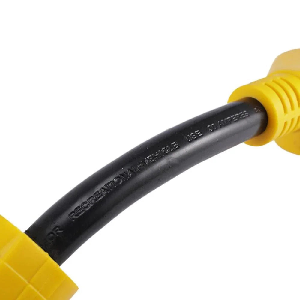 50 Amp Male to 30 Amp Female Adapter RV Electrical Converter Cord Cable – vue 6