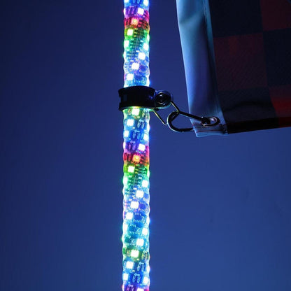 4FT RGB LED fouets LED & RGB LED éclairages de soubassement kit avec commande Bluetooth – vue 14 – NOVADOMIO