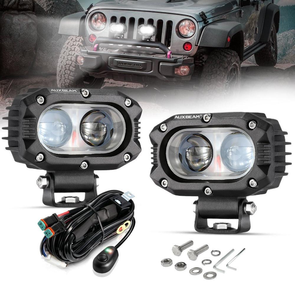 R4 série | 4 Inch 60W faisceau longue portée LED Pods Light blanc Driving Light