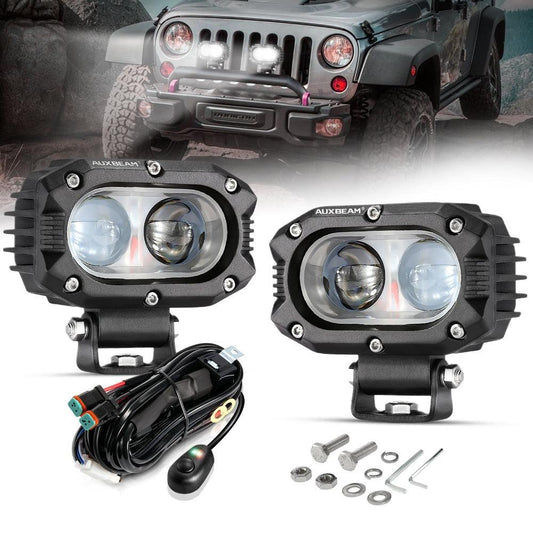 R4 série | 4 Inch 60W faisceau longue portée LED Pods Light blanc Driving Light