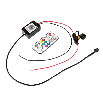 Magic Dream couleur RGB éclairage sous caisse LED Strip feux Kit avec Bluetooth APP & Télécommande sans fil avec fonction feu